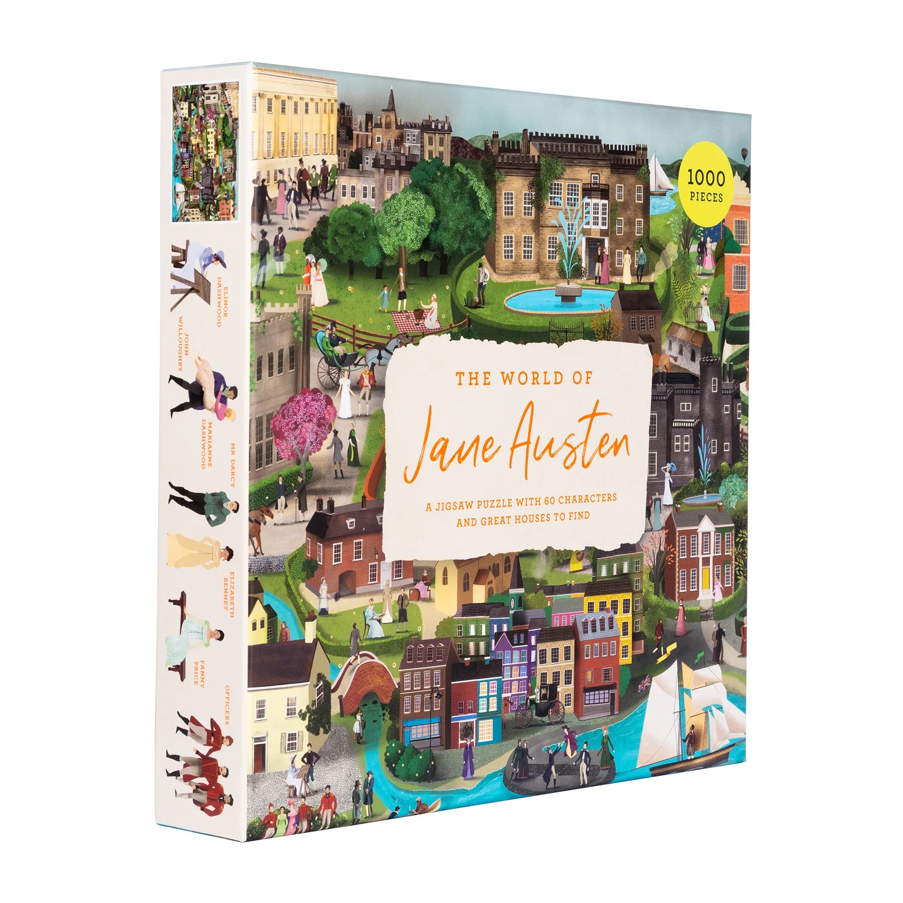 De wereld van Jane Austen 1000-delige puzzel puzzel