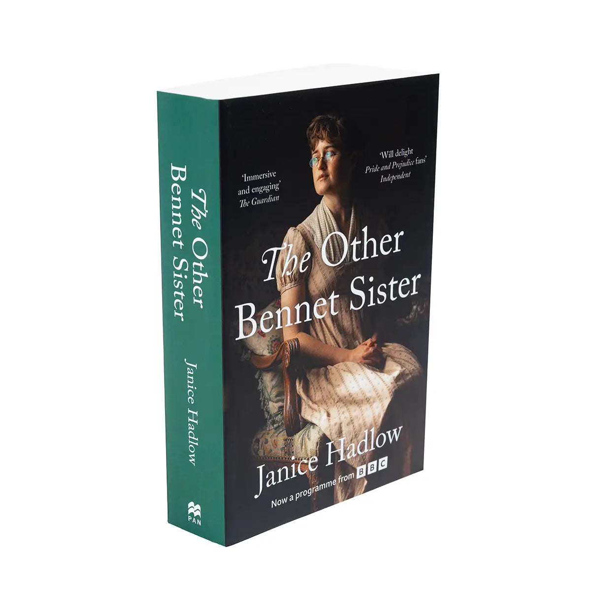 Front cover and spine of Janice Hadlow's novel The Other Bennet Sister against a white background
