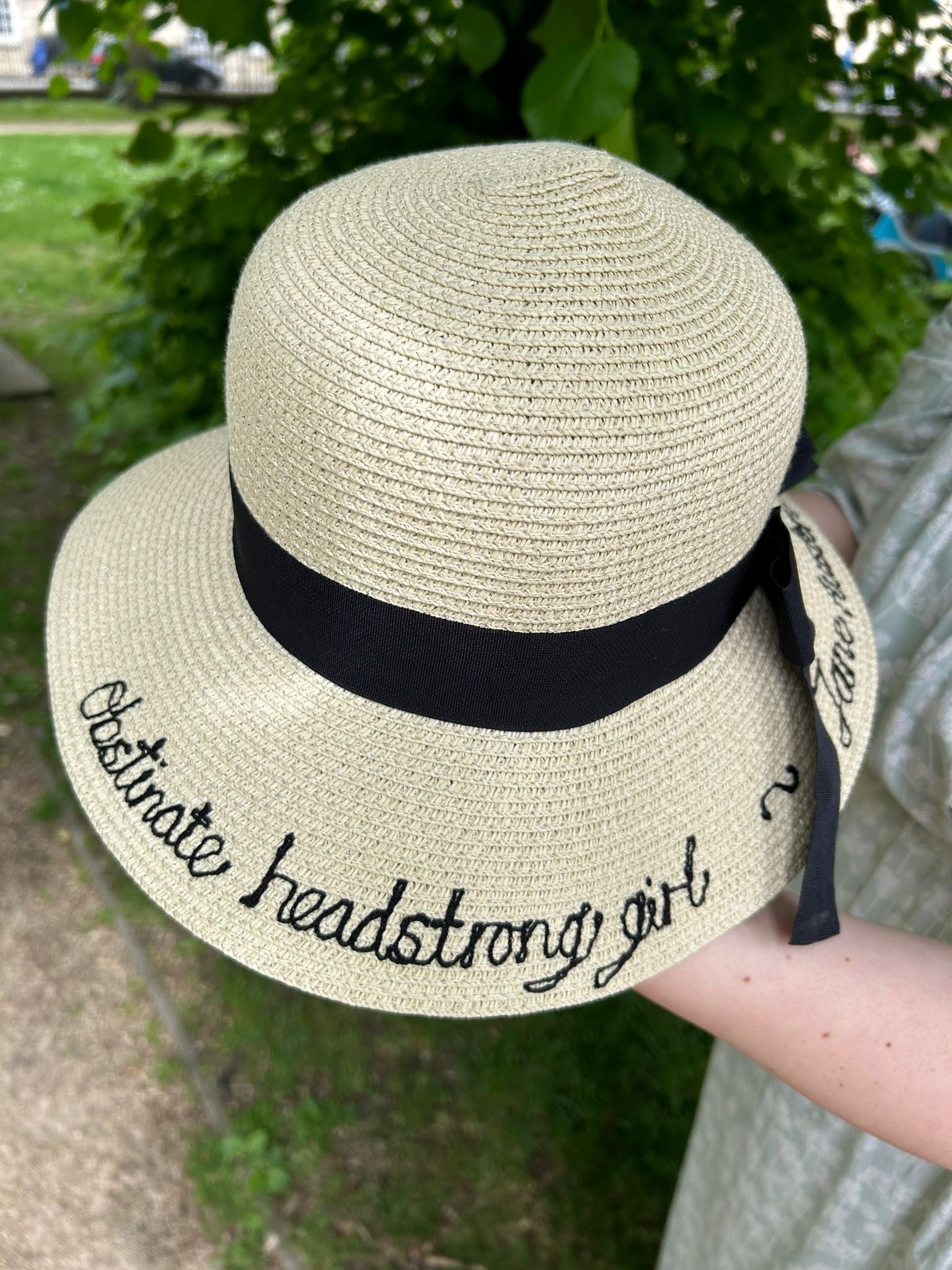 'Obstinate headstrong girl' Regency Bonnet Style Sun Hat