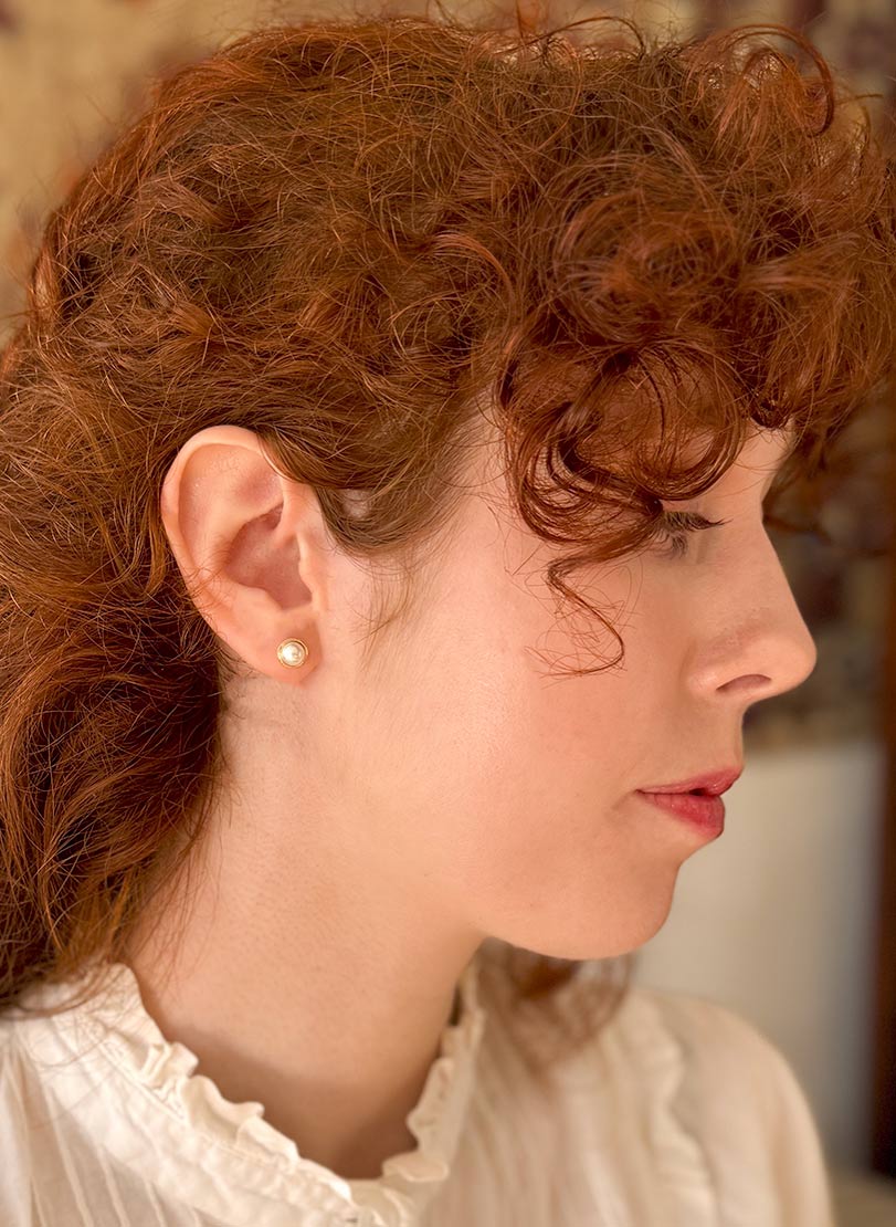 Ensemble de boucles d'oreille de caractère Jane Austen