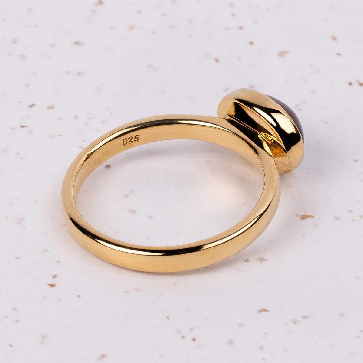 Elizabeth Bennet Gold Plated Ring