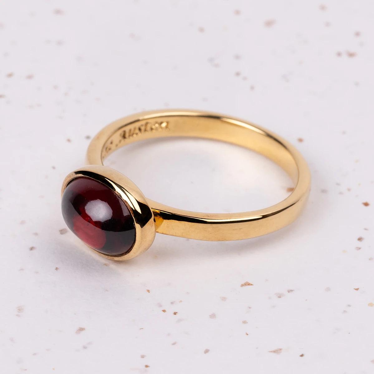 Elizabeth Bennet Gold-Plated Ring - JaneAusten.co.uk