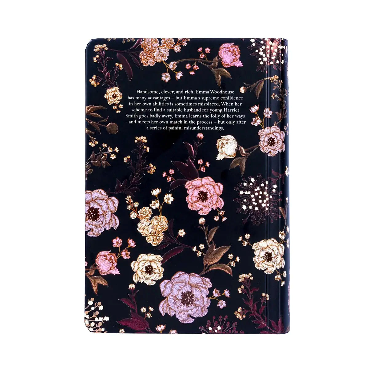 back cover of luxury edition of emma by jane austen