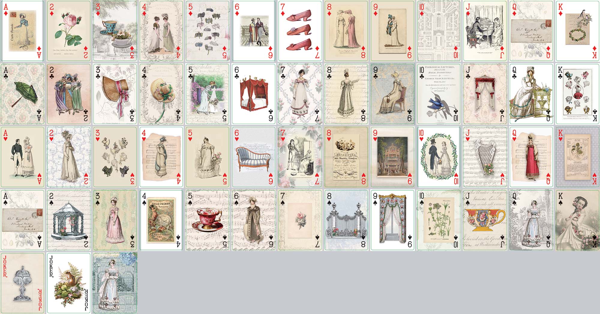 Jane Austen Deluxe Scrapbook Set