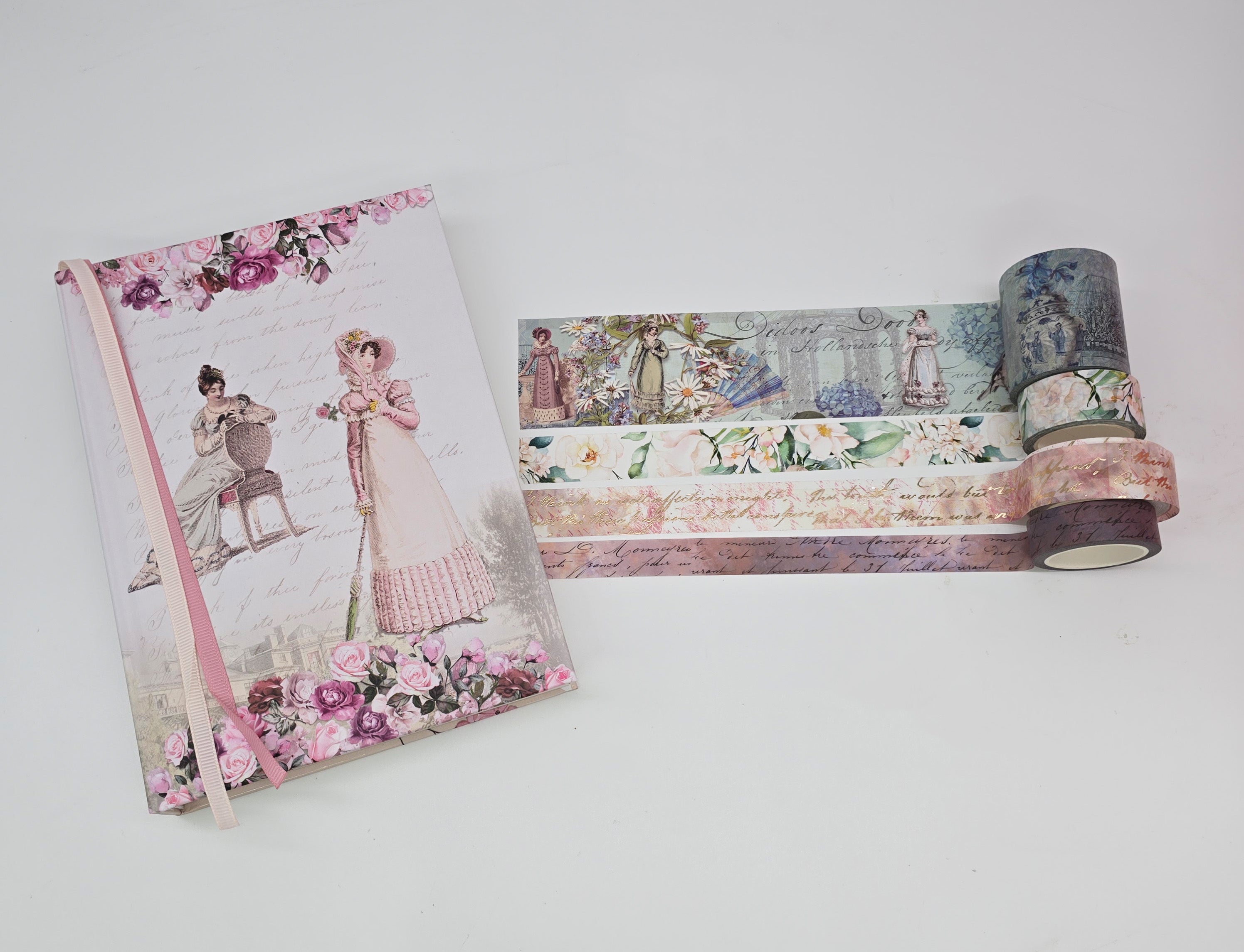 Jane Austen Scrapbook y Washi Tape Set
