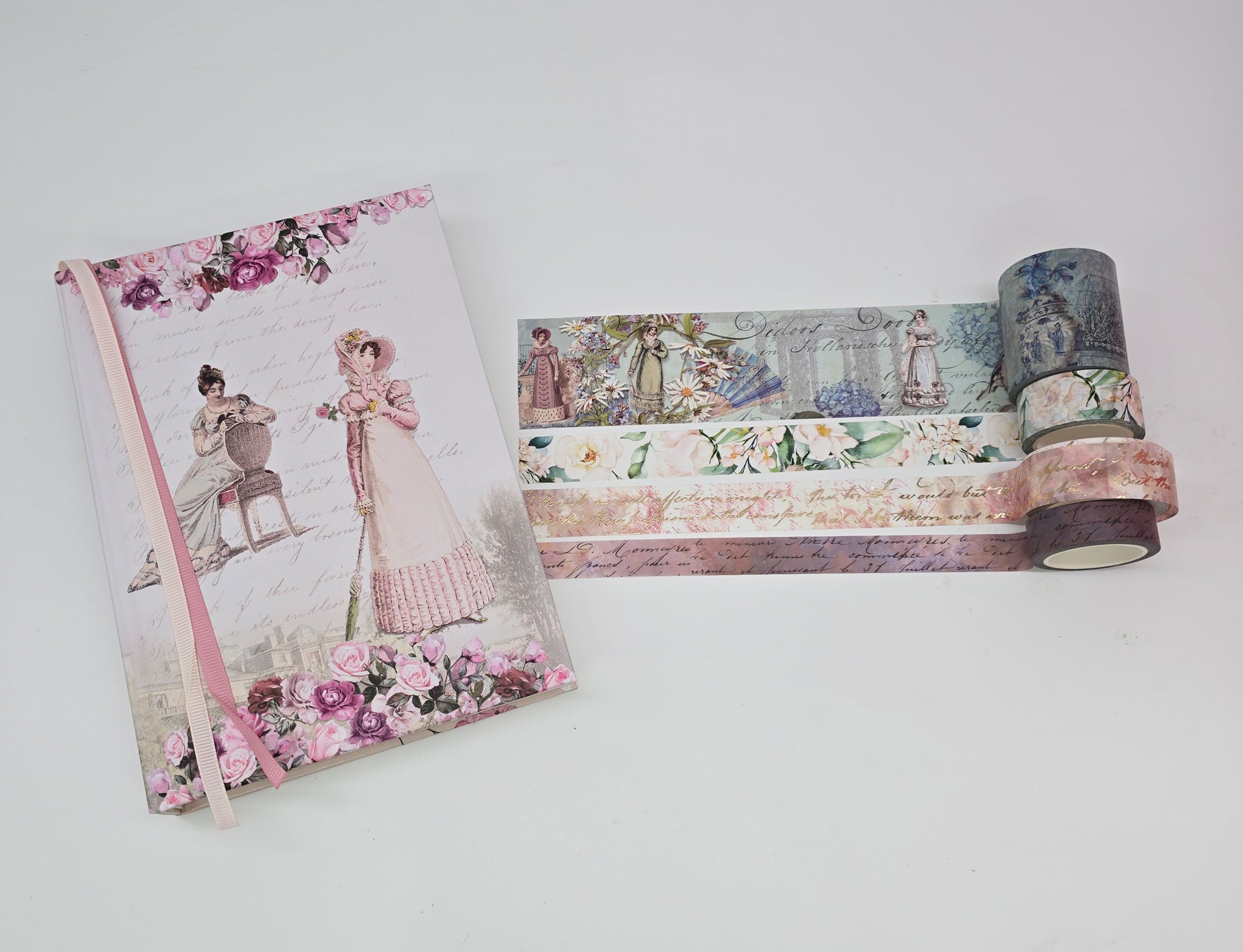 Jane Austen Scrapbook y Washi Tape Set