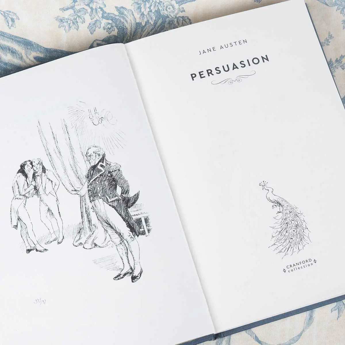 persuasion title page and illustrations, by cranford collection