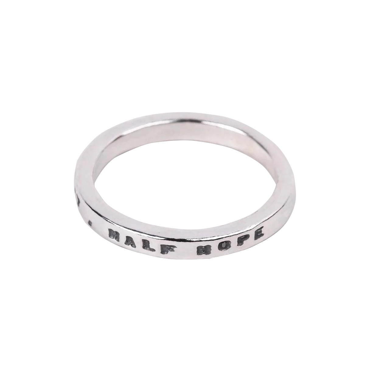 Jane Austen Ring "Half Agony, Half Hope" Quote