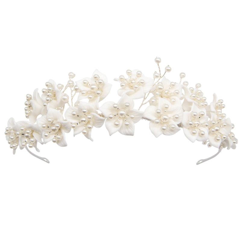 Netherfield Ball Pearl and Flower Hair Accessory