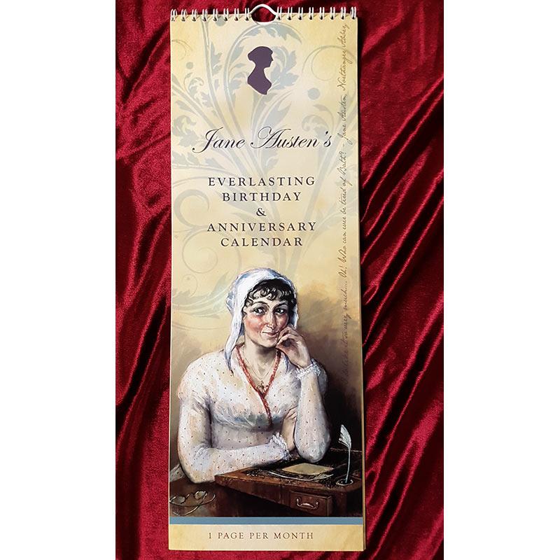 Jane Calander Jane Austen Calendar - Birthday and Anniversary - Jane Austen Gifts