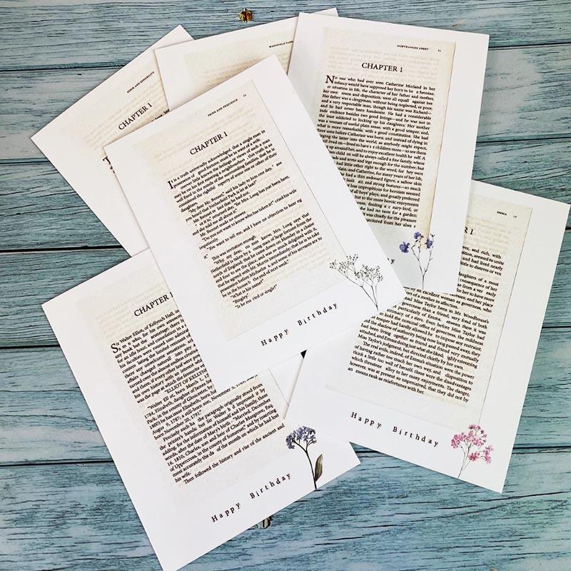Jane Austen Birthday Cards - Pack of 6