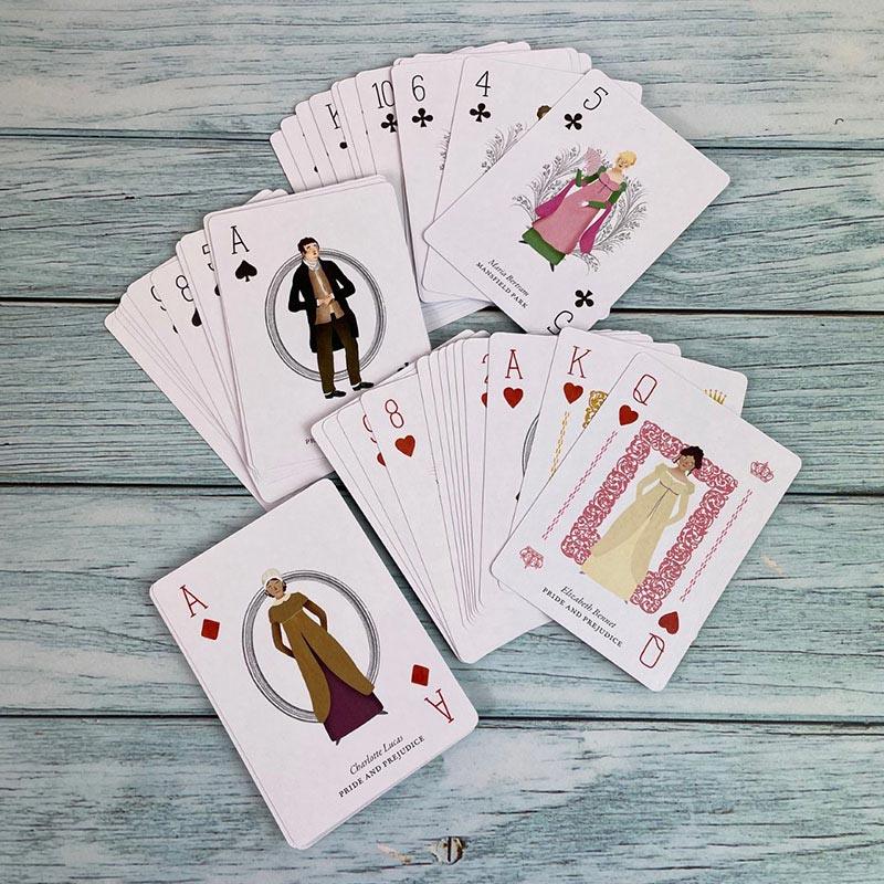Illustrated Jane Austen Playing Cards