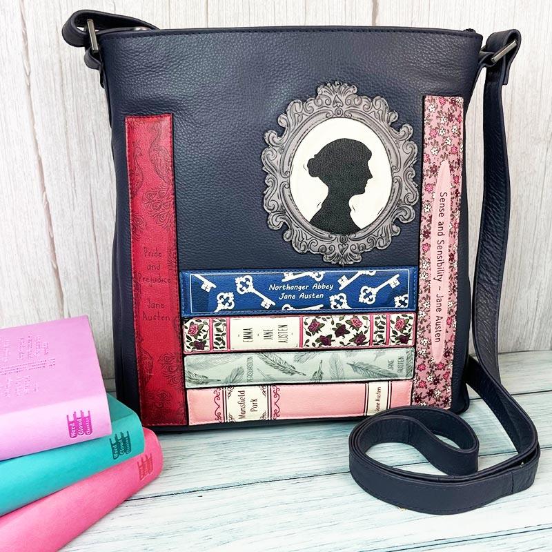 Jane Austen Bag - Books Design Cross Body Handbag