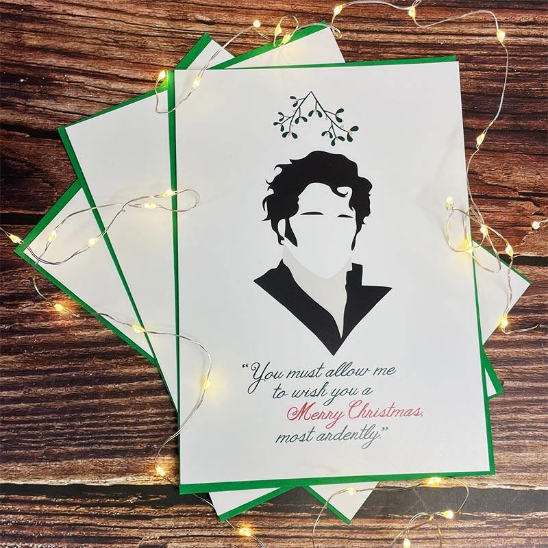 Jane Austen Christmas Cards - A Mr Darcy Christmas