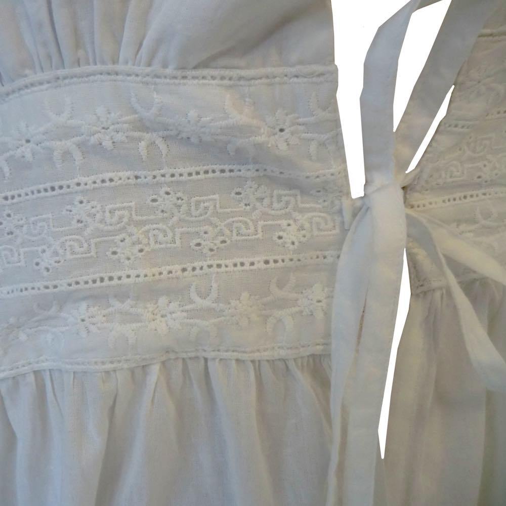 Cotton Regency Dressing Gown - Elinor - JaneAusten.co.uk