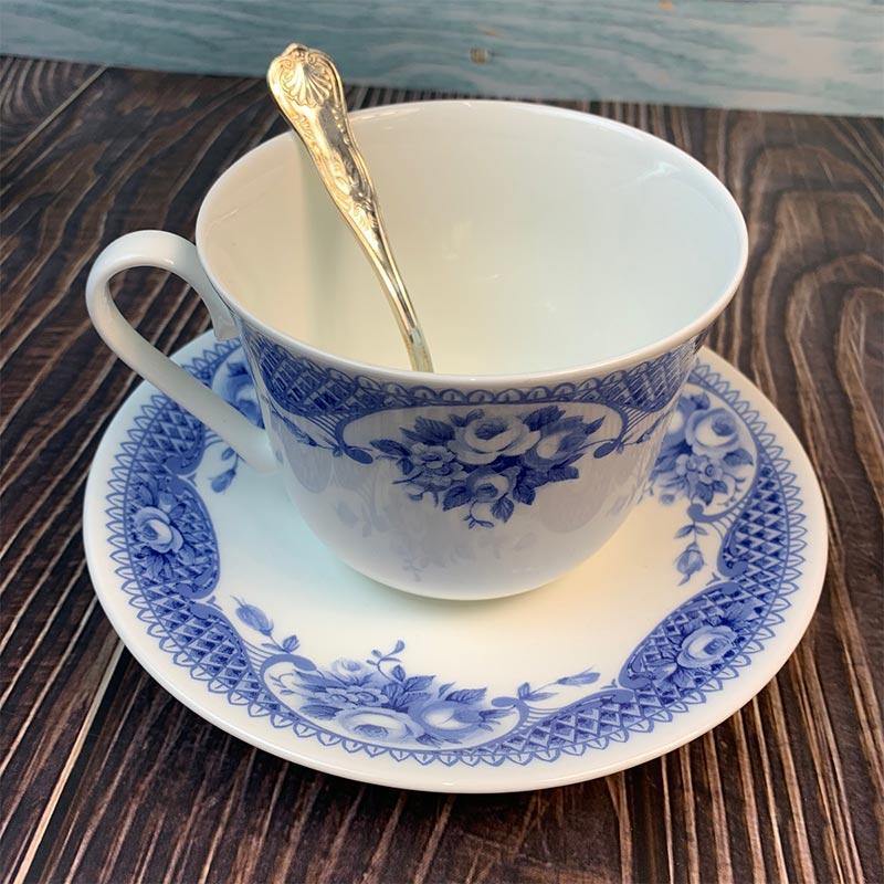 Extra Large Netherfield Teacup and Saucer - JaneAusten.co.uk