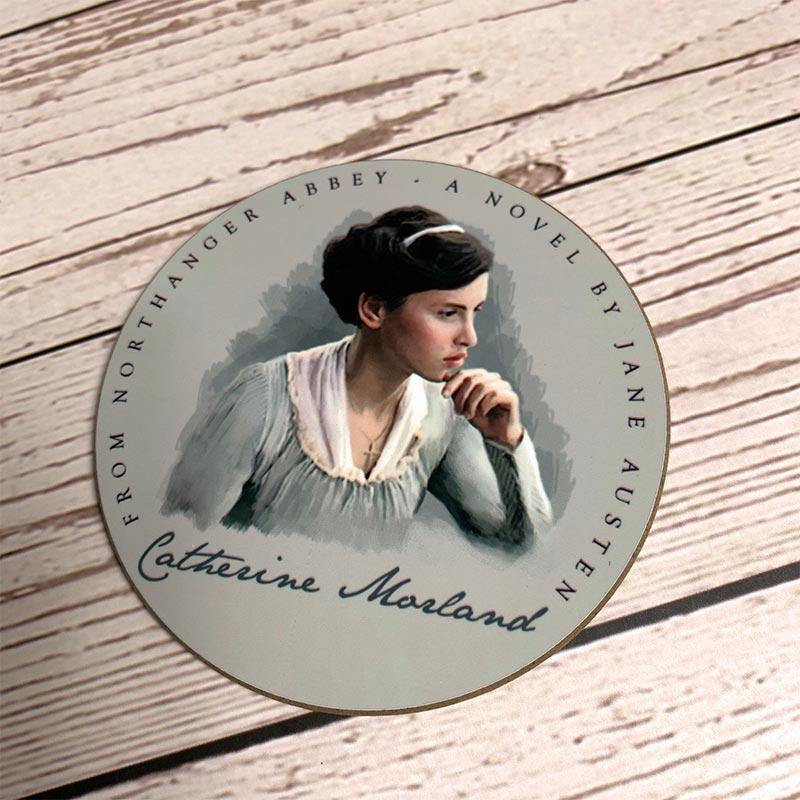 Set of 6 Jane Austen's Heroines Coasters - JaneAusten.co.uk
