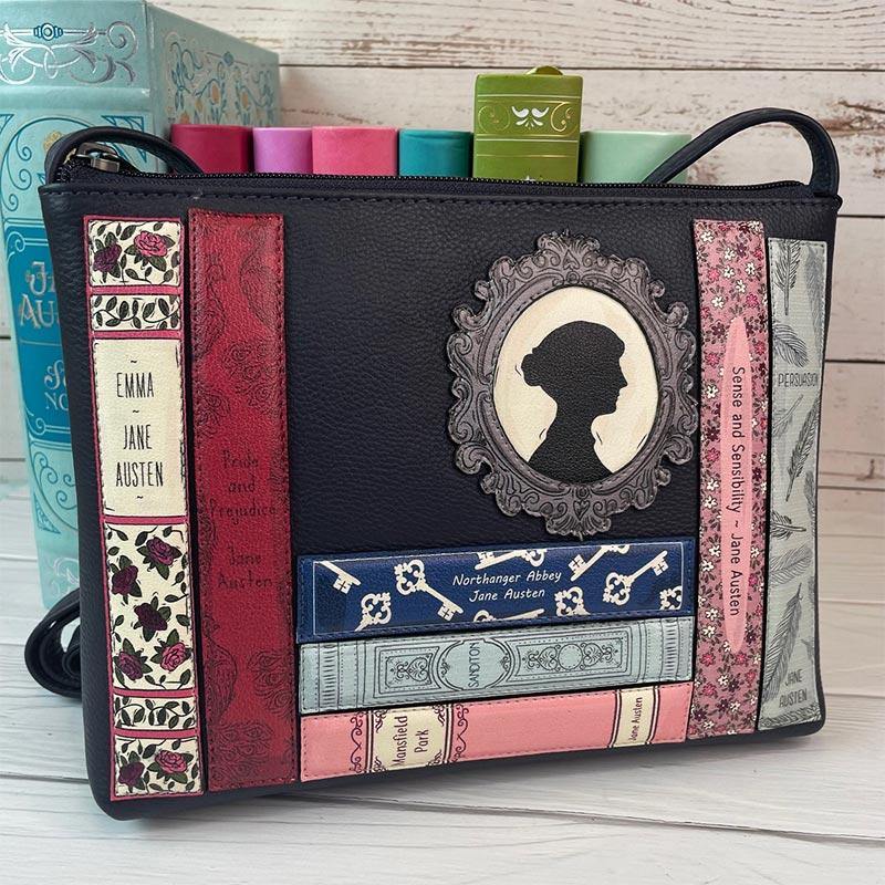 Jane Austen Bag - Books Design Handbag