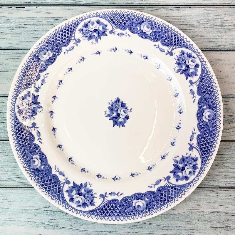 Bone China Dinner Plate, Side Plate and Bowl Set - Jane Austen Netherfield Design | Exclusive Range