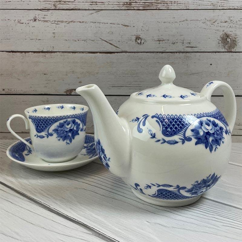 Exclusive Bone China Regency Teapot - Jane Austen Netherfield Collection
