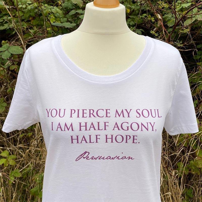 Jane Austen T-Shirt - Persuasion | Exclusive Collection