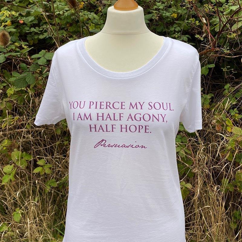 Jane Austen T-Shirt - Persuasion | Exclusive Collection