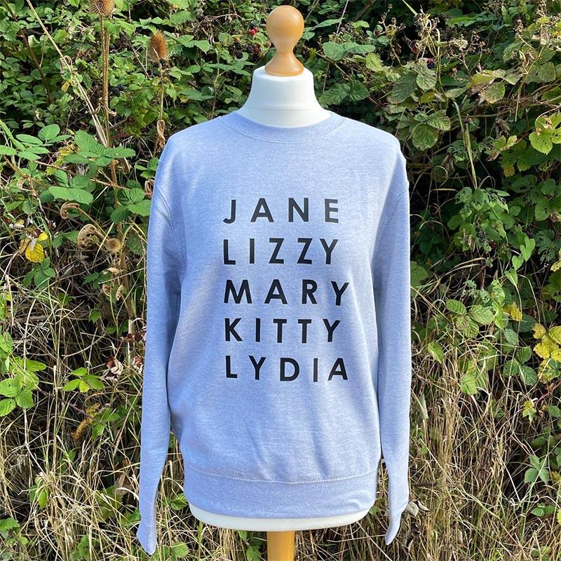 Jane Austen Sweater - The Bennet Sisters