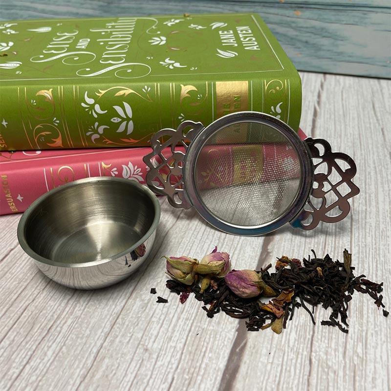 Luxury Fretwork Jane Austen Tea Strainer - JaneAusten.co.uk