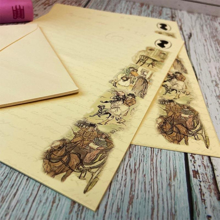 Jane Austen Writing Paper - Regency Border - Jane Austen Gifts