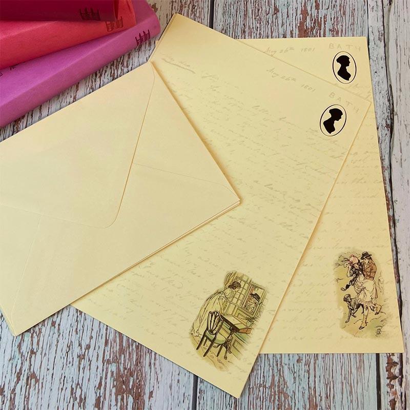 Jane Austen Writing Paper - Regency Vignette - JaneAusten.co.uk