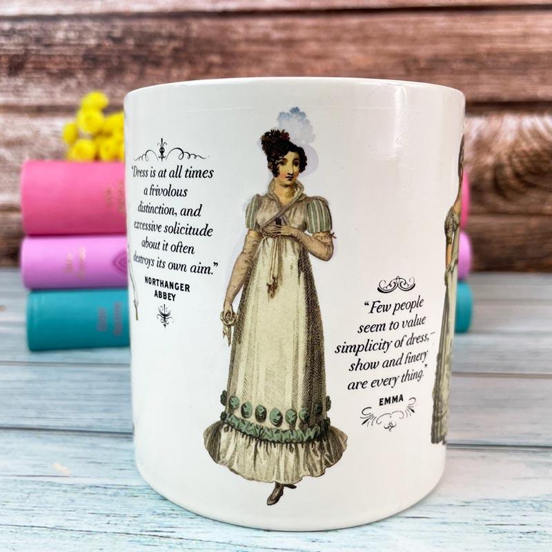 Jane Austen's Regency Finery Heat-Transforming Mug