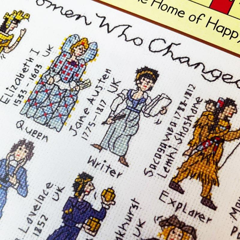 Women Who Changed the World Cross Stitch - Counted Cross Stitch Kit